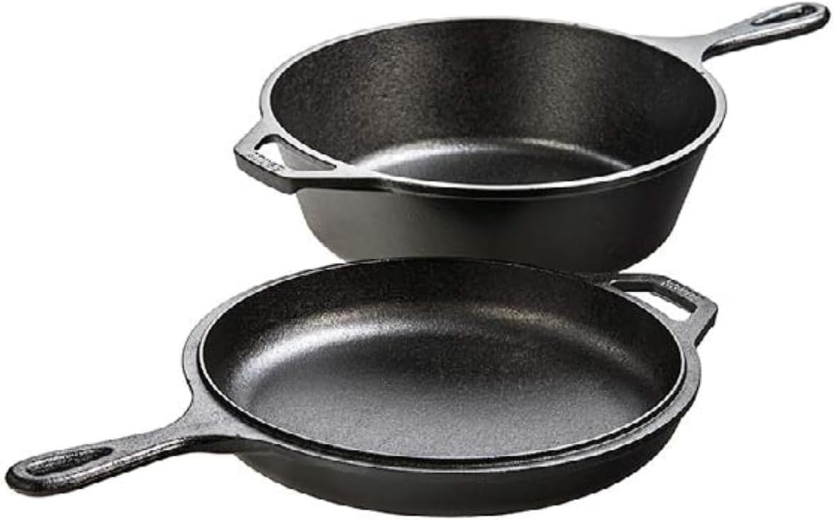 Cast Iron Skillet - طقم أواني طهي من الحديد الزهر