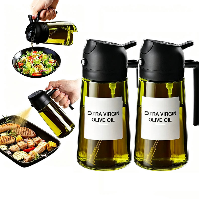 Kitchen Gadgets Air Fryer - زجاجة بلاستيكية لتوزيع زيت الزيتون لأدوات