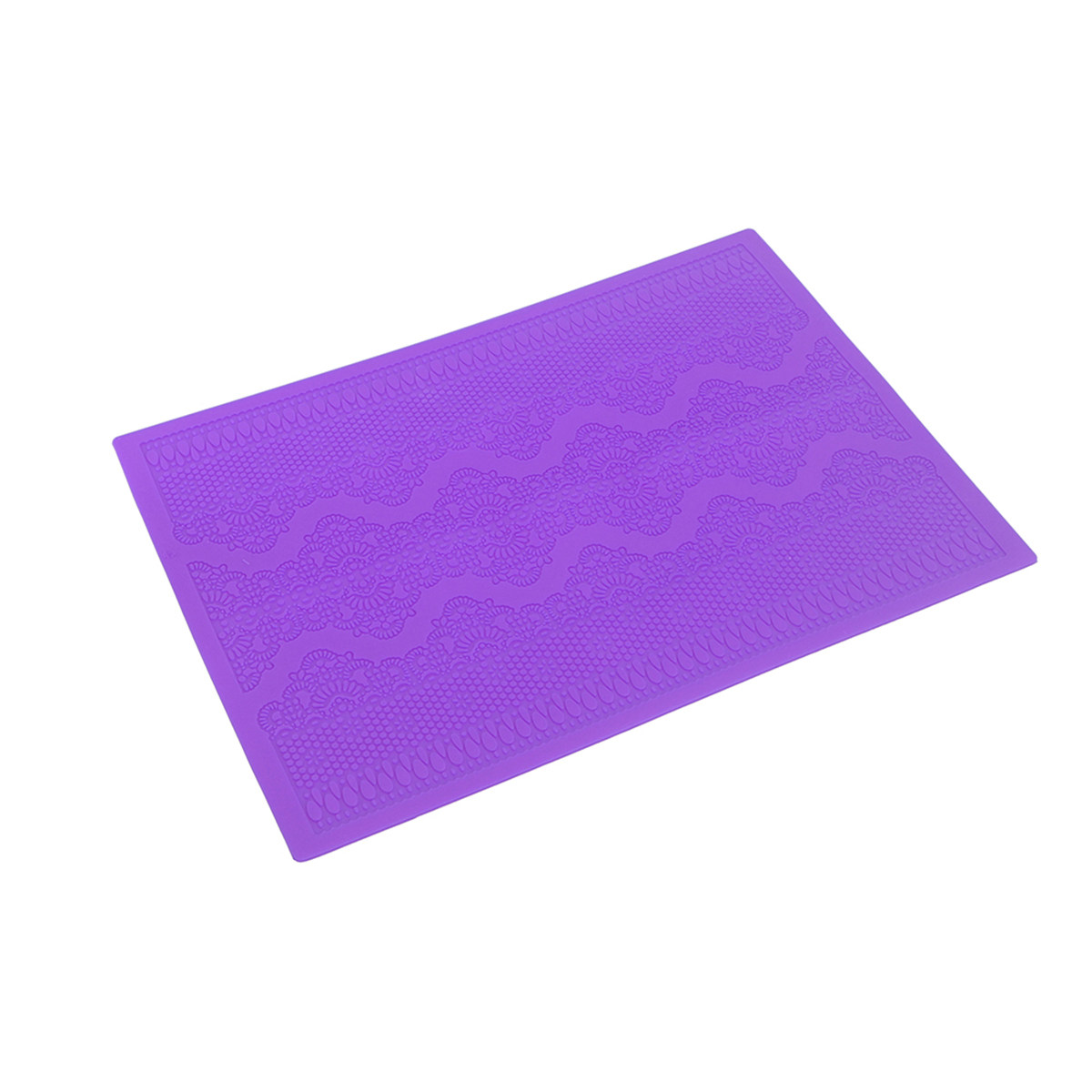 Silicone Baking Mat - قطعة واحدة من حصيرة السيليكون البنفسجية،