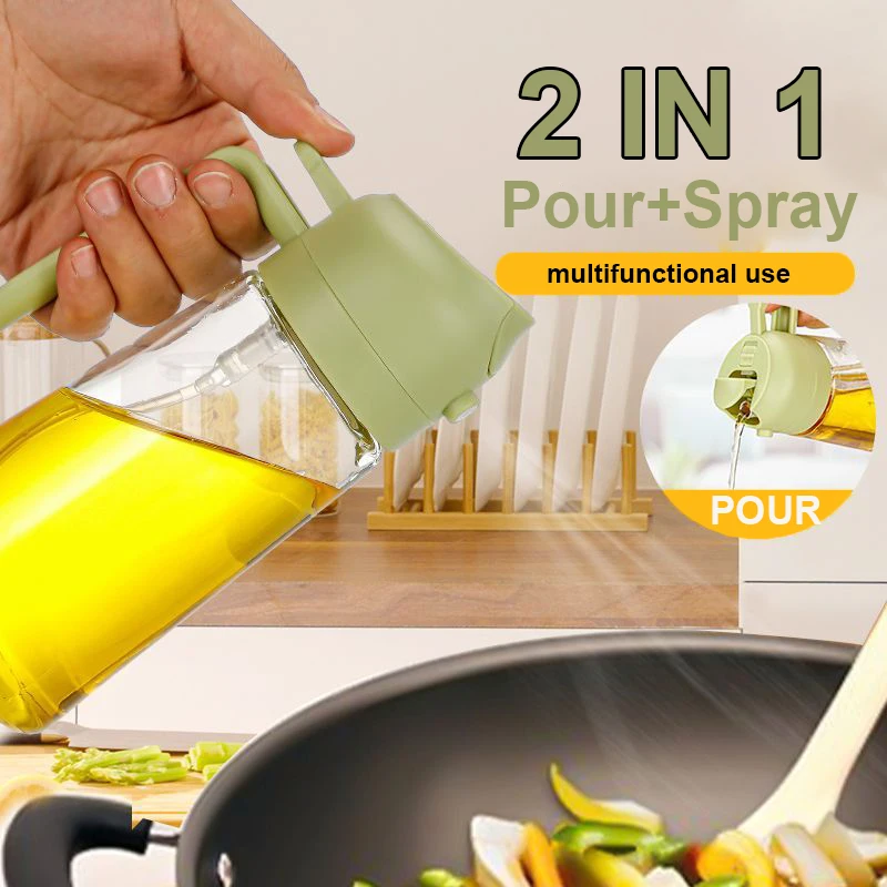 Kitchen Gadgets Air Fryer - 2 في 1 صب رذاذ البخاخ