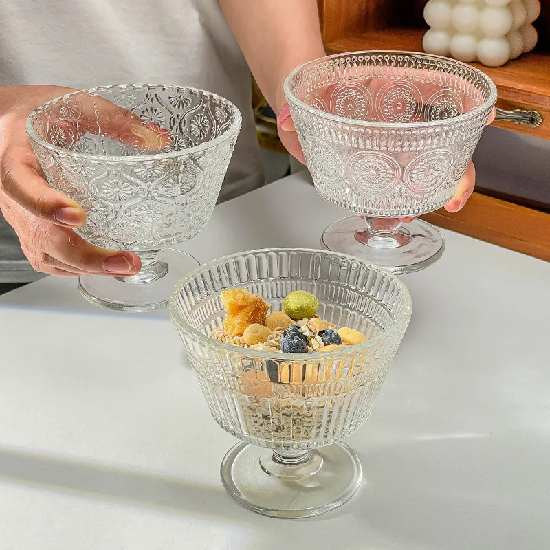Kitchen Gadgets Vintage - خمر الإغاثة زهرة كوب زجاجي المنزل