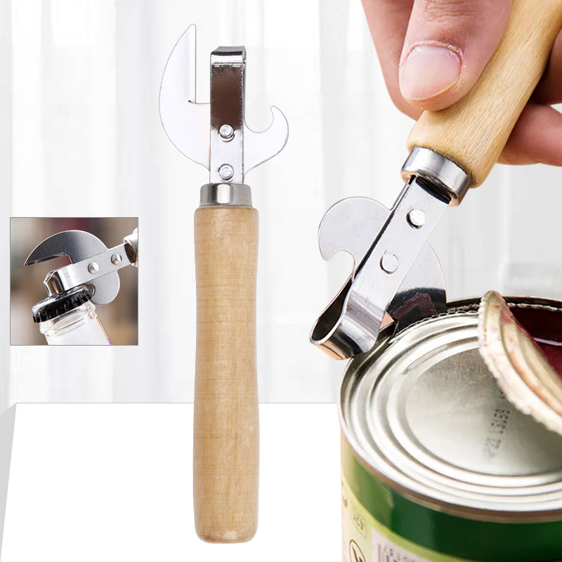 Kitchen Gadgets For Seniors - فتاحة علب يدوية، أداة مطبخ متعددة