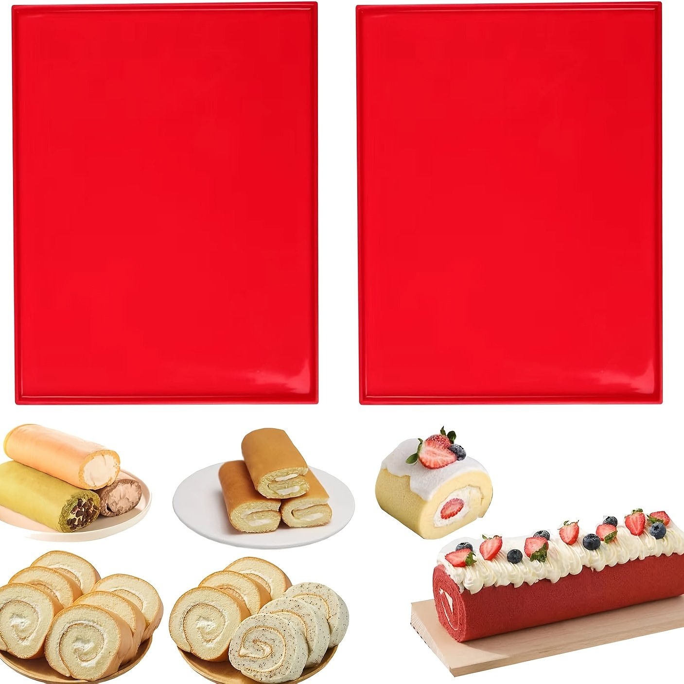2 حصيرة سيليكون للخبز لصنع كعك - مراجعة Silicone Baking Mat وسعره