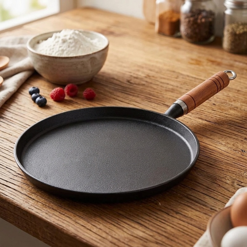 مقلاة من الحديد الزهر مقاس 20/ - مراجعة Cast Iron Skillet وسعره