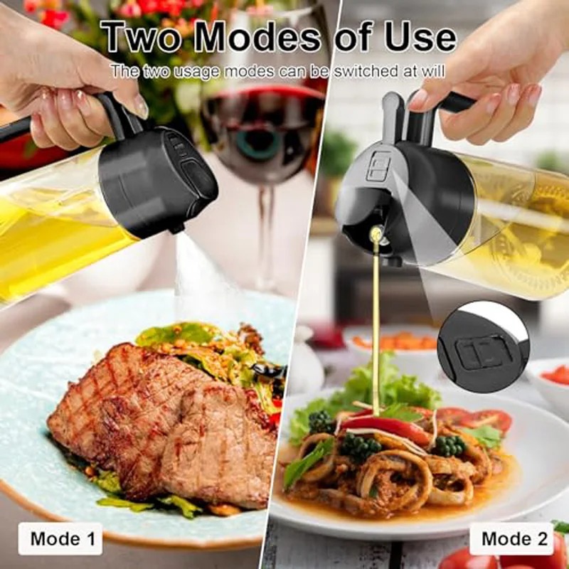زجاجة رش زيت الزيتون للمطبخ، ز - مراجعة Kitchen Gadgets Air Fryer وسعره