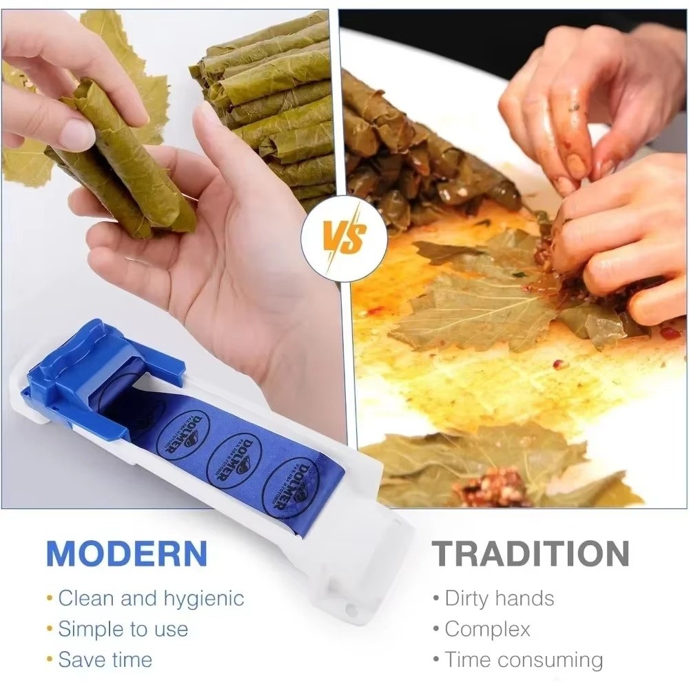 آلة لف الخضروات واللحوم يدوية  - مراجعة Kitchen Gadgets Machine وسعره