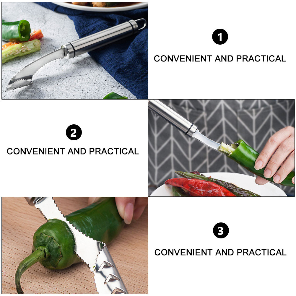 قطعتان من أداة إزالة بذور الفل - مراجعة Kitchen Gadgets And Tools وسعره