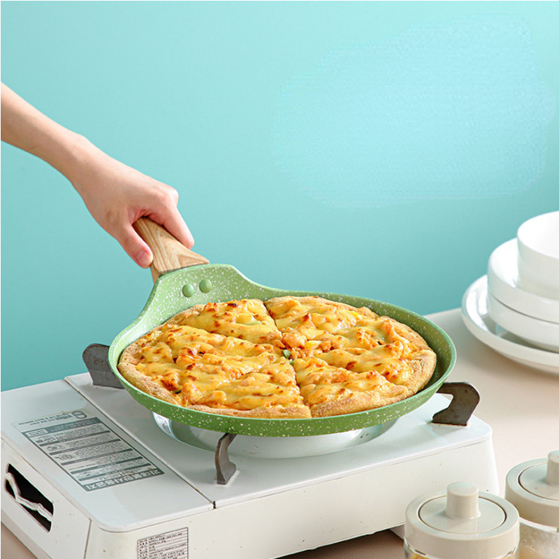 مقلاة غير لاصقة بمقبض خشبي ، م - مراجعة Cast Iron Skillet وسعره
