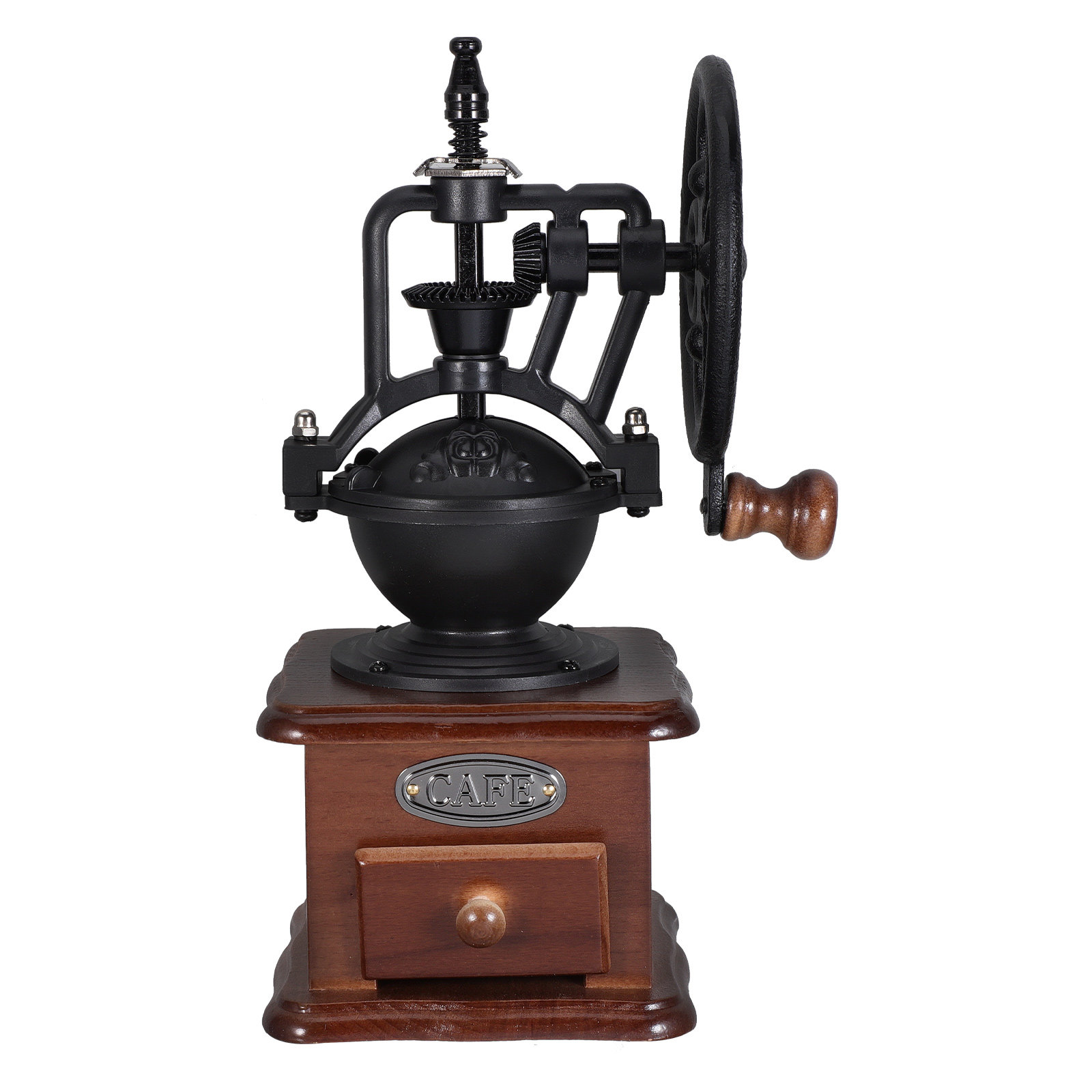 مطحنة قهوة يدوية خشبية بتصميم  - مراجعة Kitchen Gadgets Vintage وسعره