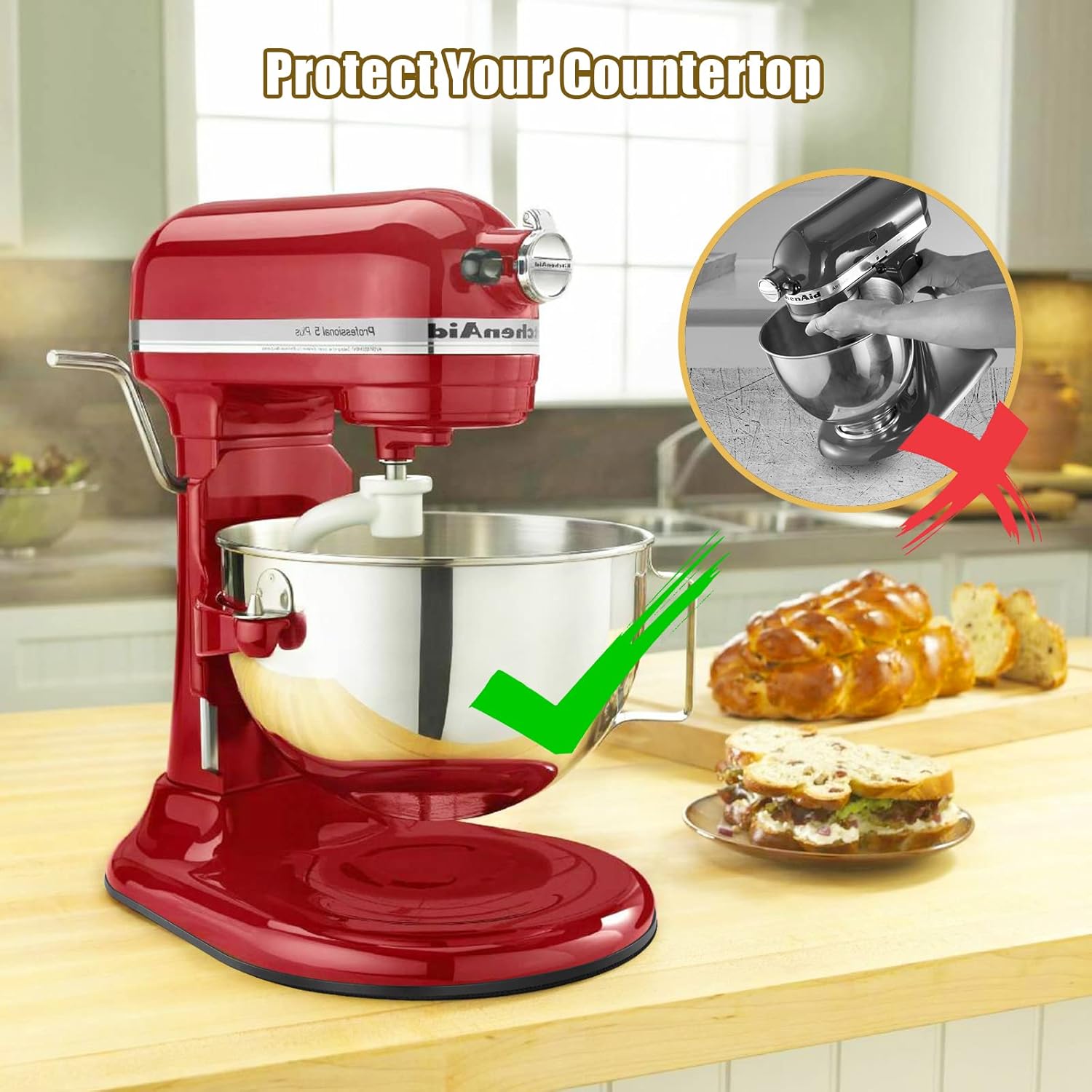 أجهزة المطبخ حصيرة منزلقة ، حص - مراجعة Kitchen Gadgets Machine وسعره