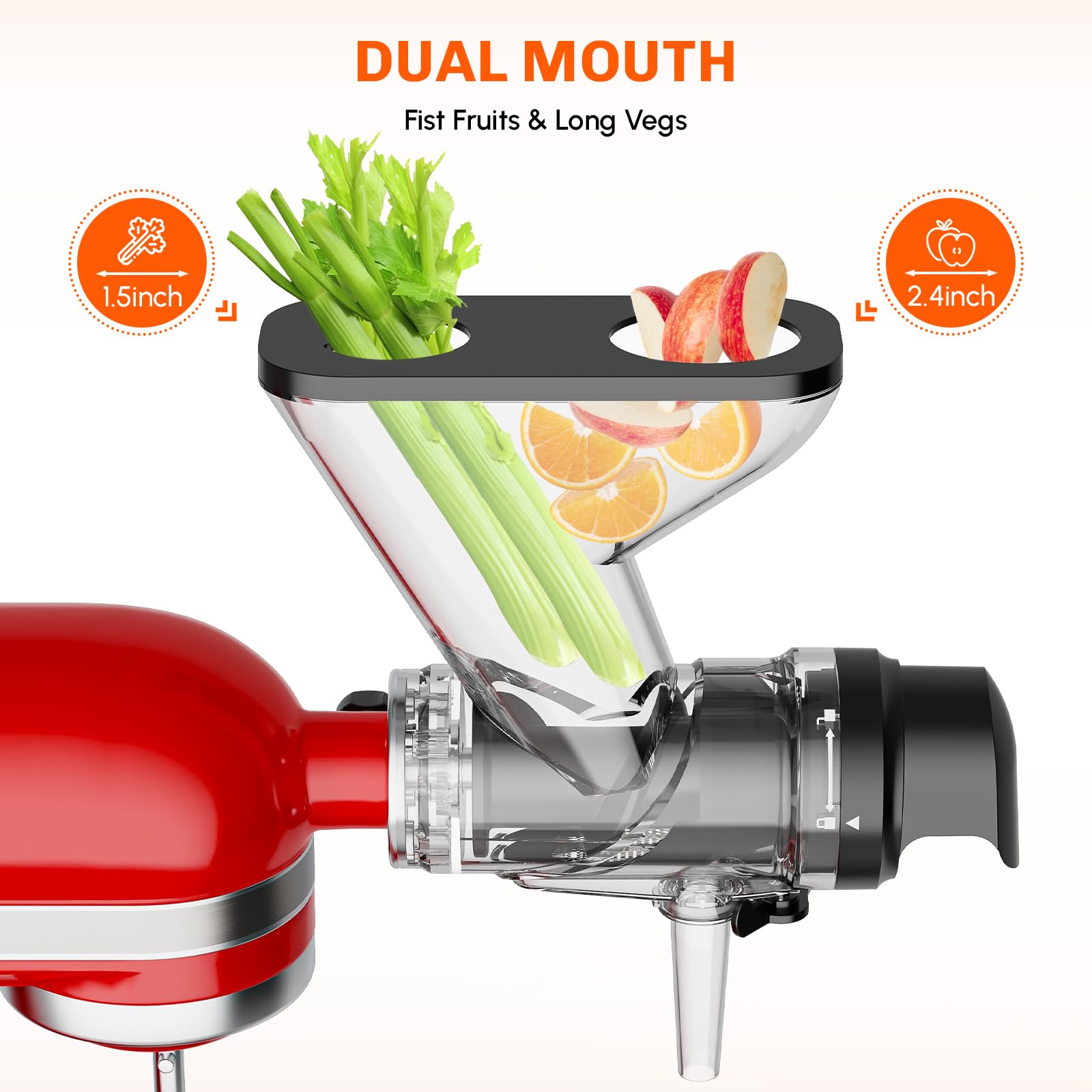 ملحق عصارة بالضغط البارد البطي - مراجعة Kitchen Gadgets Machine وسعره