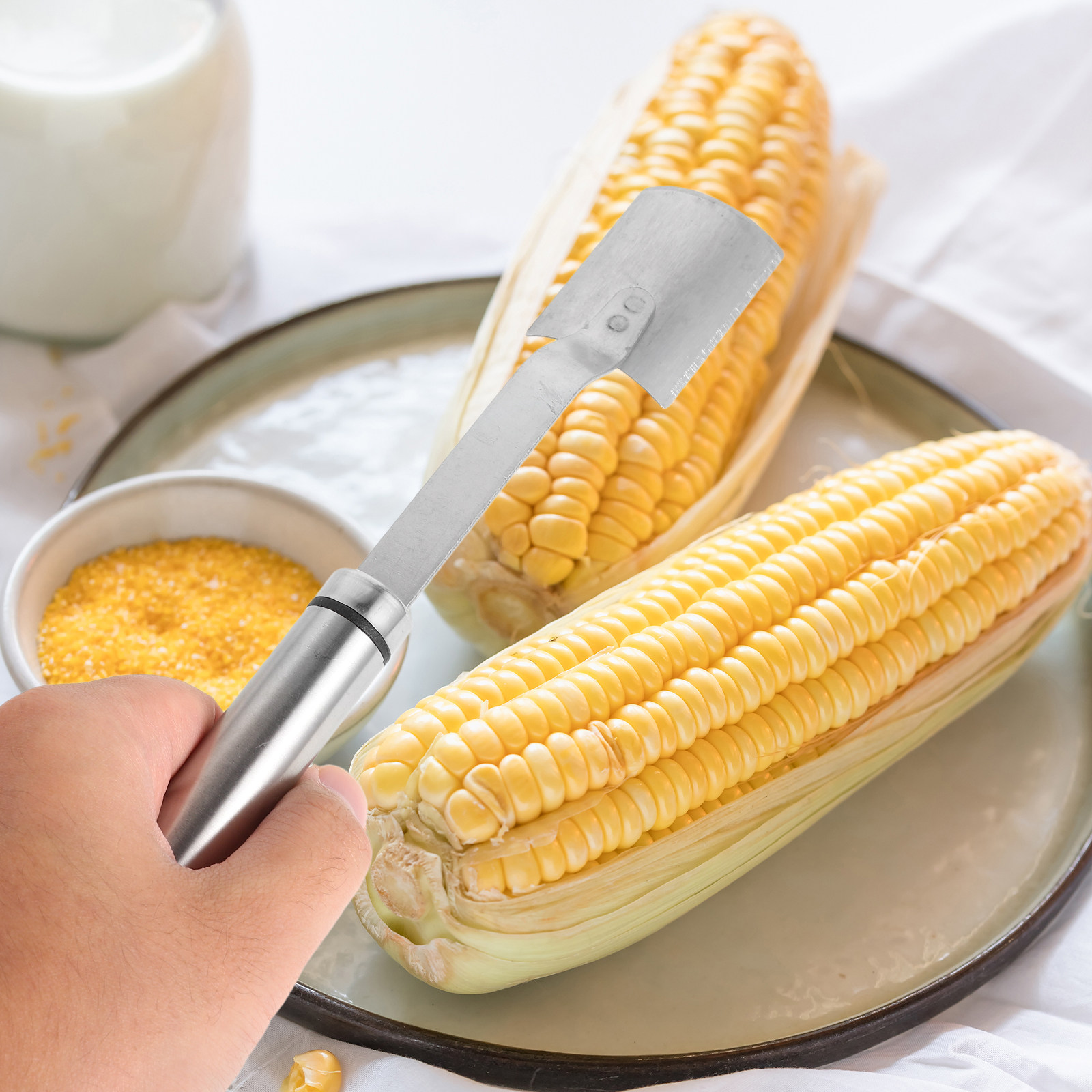 آلة تقشير الذرة من الفولاذ الم - مراجعة Kitchen Gadgets Machine وسعره